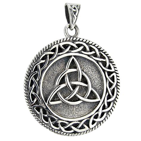 Sterling Silver Celtic Knot Trinty Knot Pendant - Moonlight Mysteries