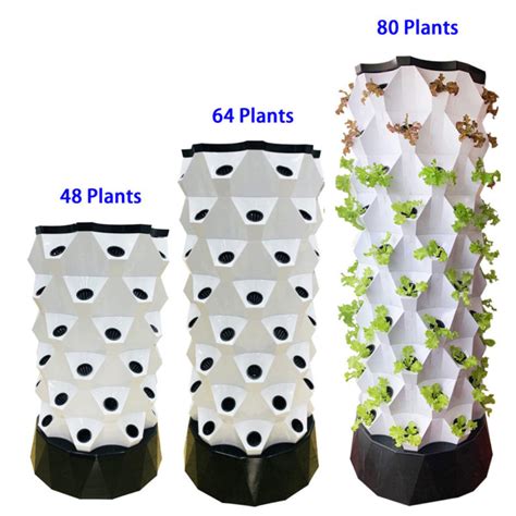 Vertical aeroponics system home tower gardening indoor hydroponic ...