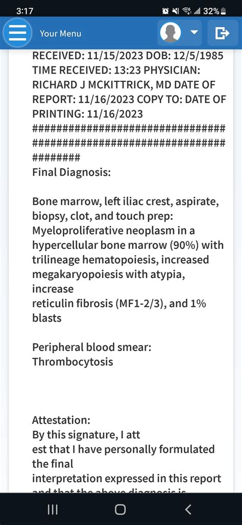 Differing bone marrow biopsy results, looking for any insight : r/polycythemiavera