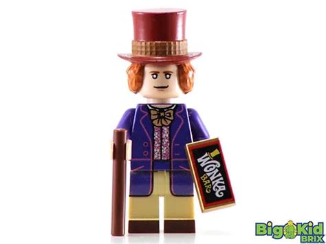 WILLY WONKA V1 Custom Printed Lego Minifigure – United Brick Co®