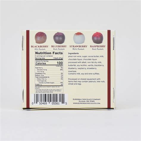 Euphoria Chocolate Oregon Berry Wine Truffles, 4pc. | Made In Oregon