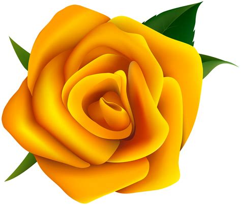 Free Yellow Rose Clipart - ClipArt Best