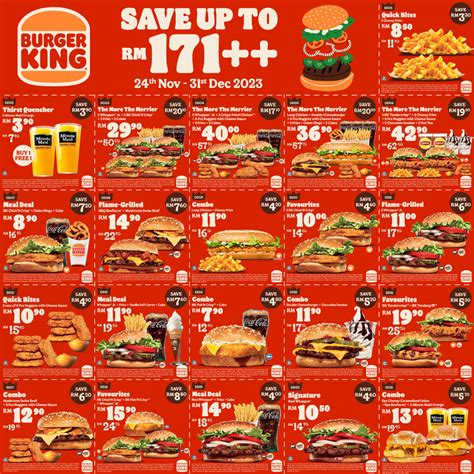 Burger King Menu Malaysia & Latest Prices 2024