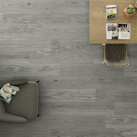 Atlantis Grey Wood Effect Wall and Floor Tiles - Tiles from Tile Mountain