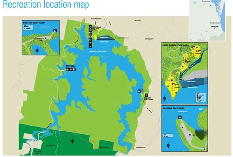 Hinze Dam - Fishing Spots, Camping & Cafe Address Map