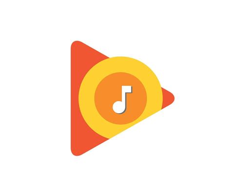 Google Play Music Logo Symbol Design Mobile App Vector Illustration ...