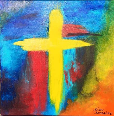 23 best Christian Abstract Art images on Pinterest | Crosses, Painting ...