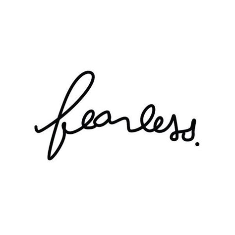 Fearless Script Temporary Tattoo by Tattify | Fearless tattoo, Temporary tattoo, Tattoos