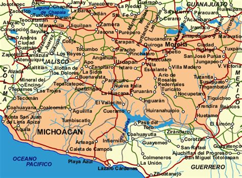 Michoacan is a state located in SW Mexico. The state is slightly smaller than West Virginia ...