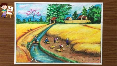 Chi tiết 83+ về vẽ tranh về đồng quê mới nhất - camera.edu.vn
