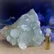 Natural Green Apophyllite with sample of Akasha perfume for master healing