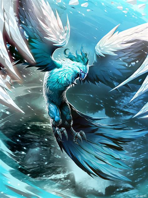 Ice Phoenix by GENZOMAN on DeviantArt