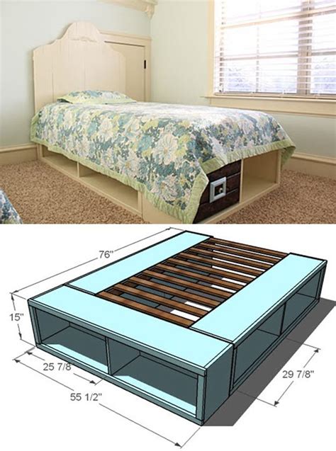 14 DIY Platform Beds DIY Ready