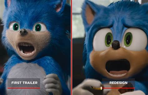 Sonic the Hedgehog movie - Old and New Design comparisons | The ...