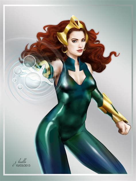 Mera by nightshade77 | Superhero comic, Mera, Comic book girl