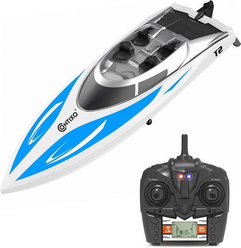 Contixo T2 RC Remote Controlled Racing Speedboat | Racing Boat for Outdoor Activities, Lakes ...