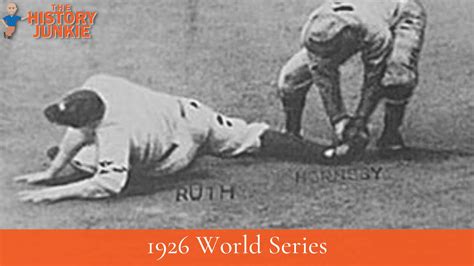 7 Interesting Facts About The 1926 World Series - The History Junkie