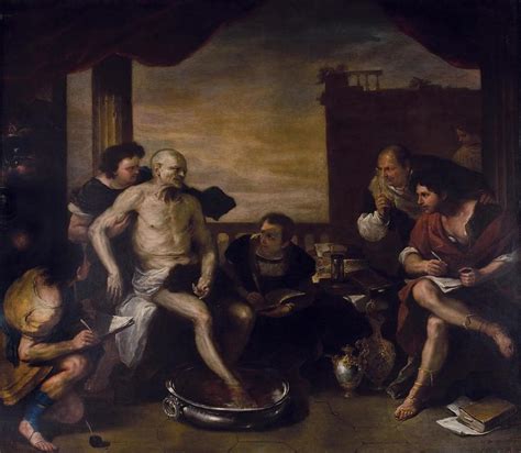 Death of Seneca Painting by Luca Giordano - Fine Art America