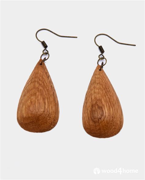 Handmade Wooden Earrings | Wood4home - Wooden Furnishings, Souvenirs, Jewelry, Toys