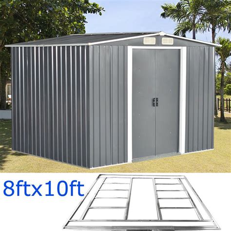 Metal Sheds With Base 10x8 | Metal shed, Steel sheds, Shed