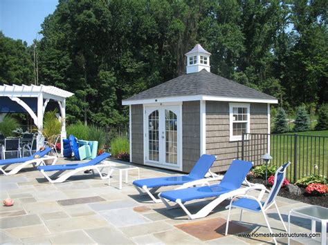 Pool Shed Ideas & Designs - Pool Storage in PA | Homestead Structures