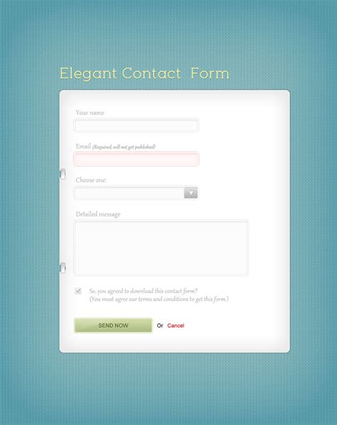 Simple Contact Form PSD by shekhardesigner on DeviantArt