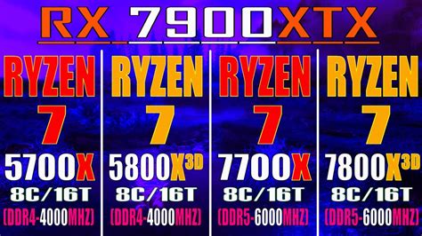 RYZEN 7 5700X vs RYZEN 7 5800X3D vs RYZEN 7 7700X vs RYZEN 7 7800X3D || PC GAMES TEST || - YouTube