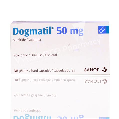 Dogmatil 50Mg Capsules 30'S | Wellcare Online Pharmacy - Qatar | Buy ...