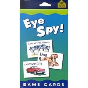 Amazon.co.jp： Eye Spy! Game Cards: School Zone: 洋書