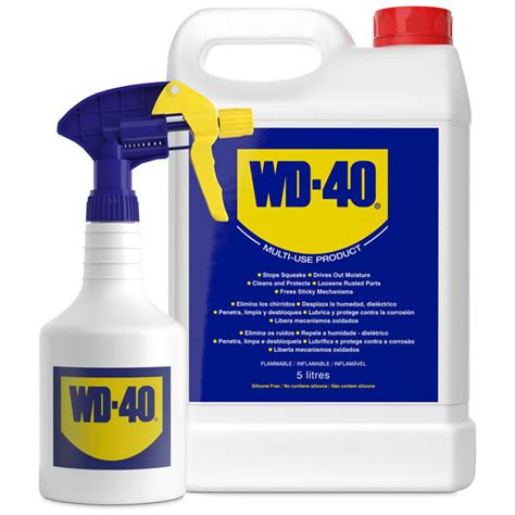 WD-40® 44506 5 Litre + Trigger Spray Bottle | Rapid Online