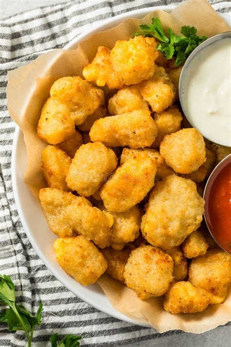 Homemade Deep Fried Wisconsin Cheese Curds Stock Photo - Image of ...