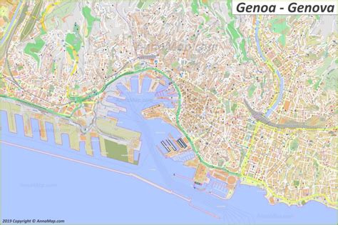 Cartina Puglia Dettagliata : Mappe turistiche dettagliate di Genova ...