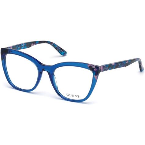 Guess GU 2674 Eyeglasses 090 Shiny Blue - Walmart.com - Walmart.com