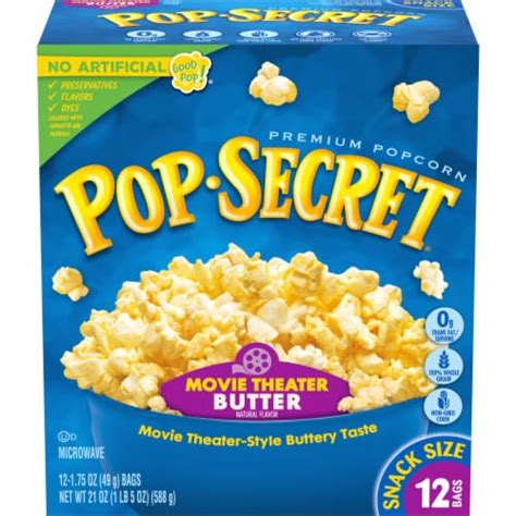 Pop Secret Movie Theater Butter Popcorn, 12 ct / 1.75 oz - Fred Meyer