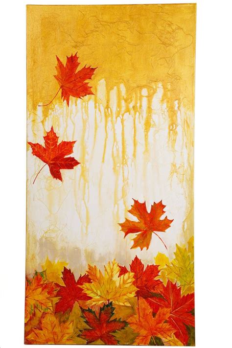 AUTUMN LEAVES Painting by Harshada Shiv | Saatchi Art