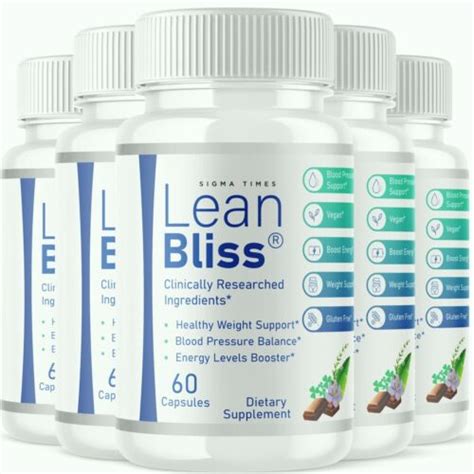 (5 Pack) Lean Bliss Weight loss Pills, LeanBliss to Burn Fat & Boost Metabolism | eBay