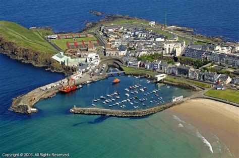 Portrush Harbour in Portrush, Northern Ireland, United Kingdom