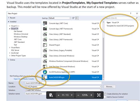 Solved: Tutorial - How to create a Visual Studio template - Autodesk ...