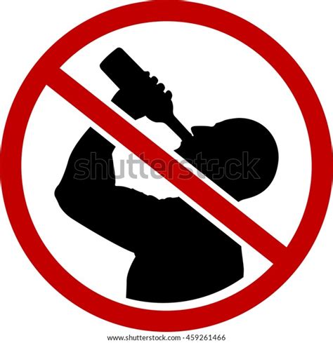 Warning Sign Alcohol 3 Raster Version Stock Illustration 459261466 ...