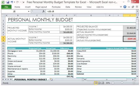 Expense Template In Excel