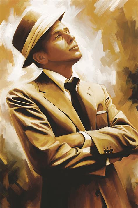 Frank Sinatra Artwork 1 Painting by Sheraz A - Pixels