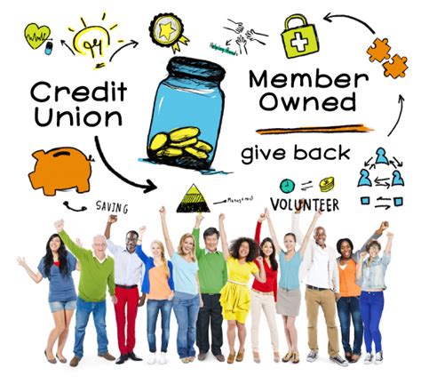 members of a credit union - Clip Art Library