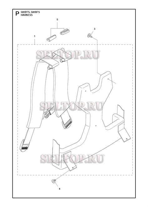 Husqvarna 580BTS: Exploring the Parts Diagram