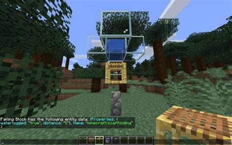 Java Edition:Waterlogged Falling Scaffolding - Minecraft Discontinued ...