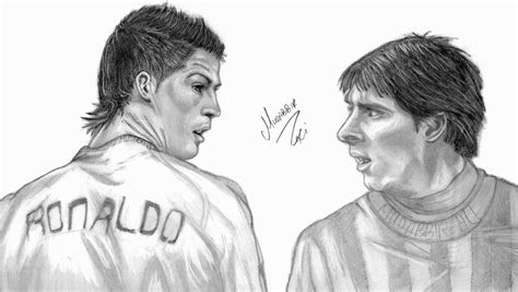 Messi Sketch at PaintingValley.com | Explore collection of Messi Sketch