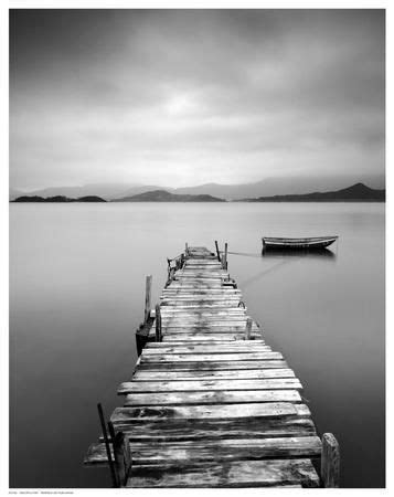 'Peaceful Pier' Prints | AllPosters.com | Nature art prints, Scenery photography, White photography