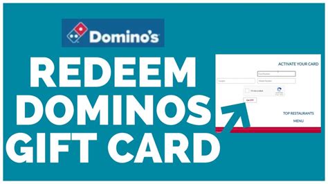 How To Redeem Domino's Gift Card Online (2022) | Activate Dominos Gift ...