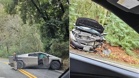 Tesla Cybertruck's First Accident! - ShiftDelete.Net Global