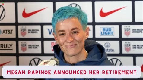 Megan Rapinoe announced her retirement: She declared "This Is Her Last ...