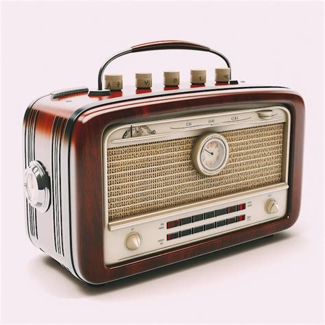 Premium AI Image | An old fashioned radio